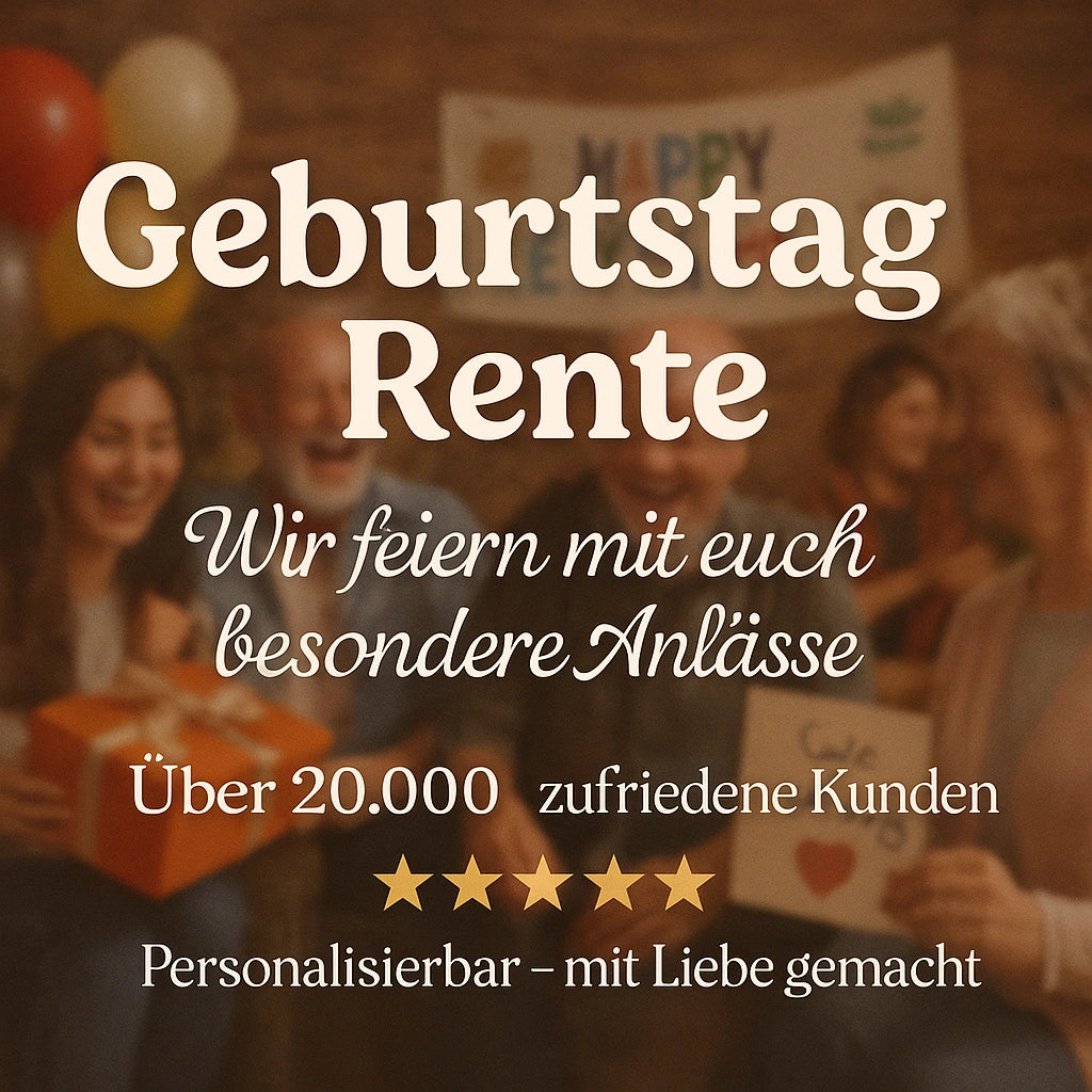 Holz Deko Schild – Personalisiertes Geschenk zum Renteneintritt mit Namen vom Team, Kollegen oder Firma