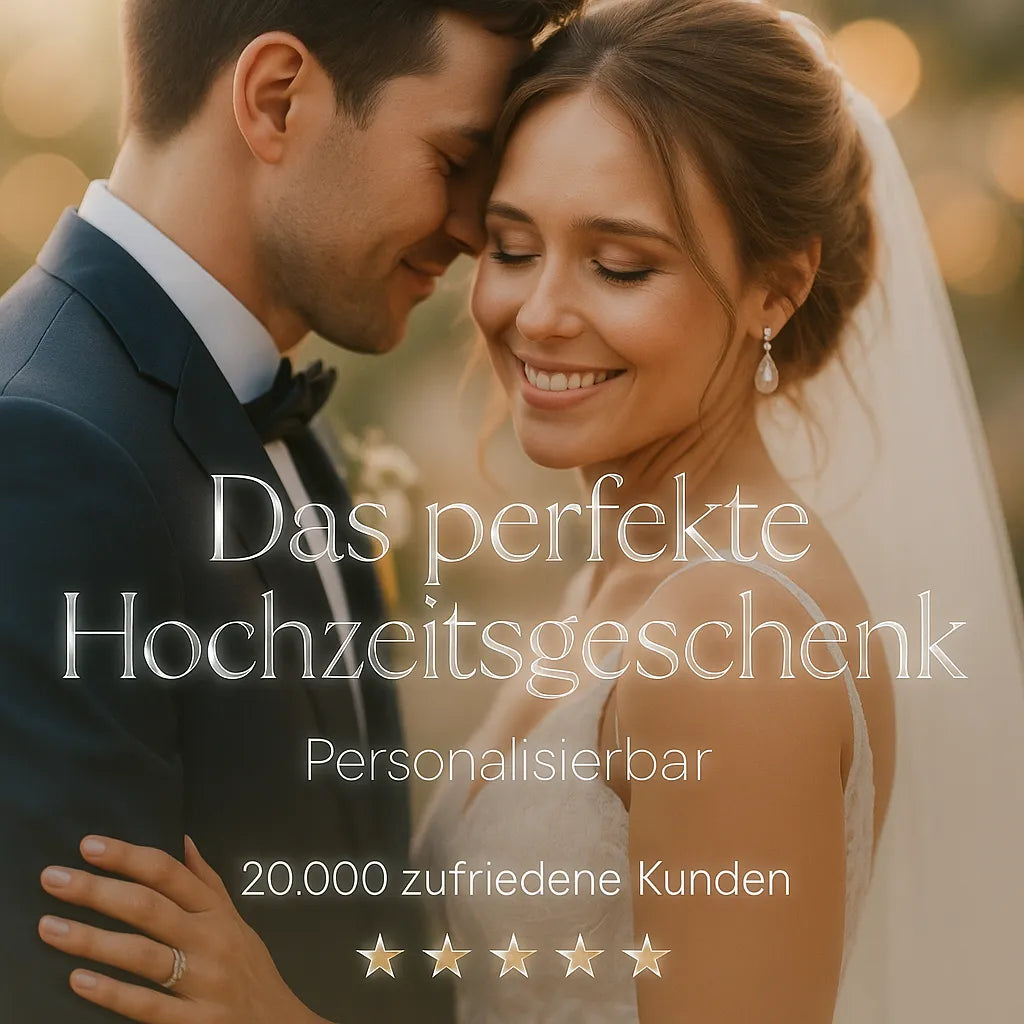 Baumscheibe – Personalisiert mit Namen & Datum – Hand in Hand ein Leben lang